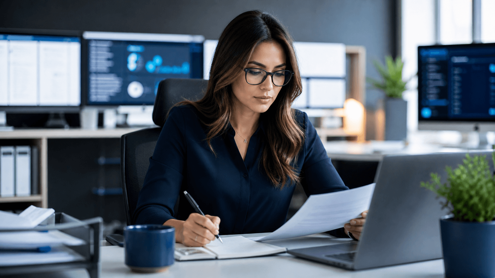 Business operations specialist coordinating administrative workflows